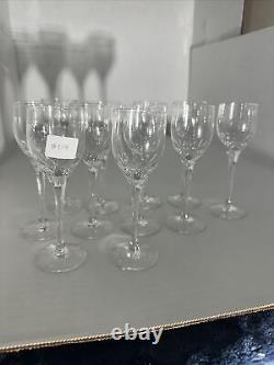 Orrefors Sweden Crystal Prelude Port Wine Glasses 5 1/8 H Set of 11+ 3 Free EUC