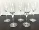 Orrefors Sweden ILLUSION Crystal Claret Wine Glasses Set of 5