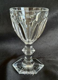 Pair (2) Baccarat Crystal Harcourt Versailles 5 3/8 Claret Wine Glasses MINT