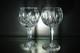 Pair (2) Waterford Lismore Oversize (Balloon) Wine Stems Made In Ireland