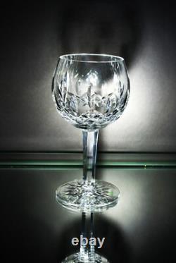 Pair (2) Waterford Lismore Oversize (Balloon) Wine Stems Made In Ireland