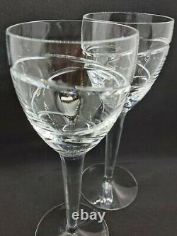 Pair Of Waterford Crystal Jasper Conran Aura 10 Large Wine Glass/Goblet
