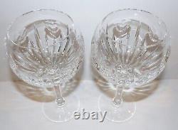 Pair Of Waterford Crystal Millennium Love Heart Oversized Balloon Wine Glasses