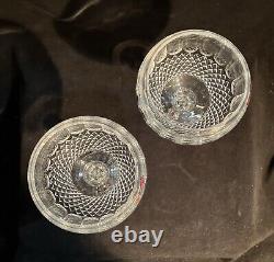 Pair Waterford Crystal Colleen Encore Wine Glass Large 8 3/4 wine EXC