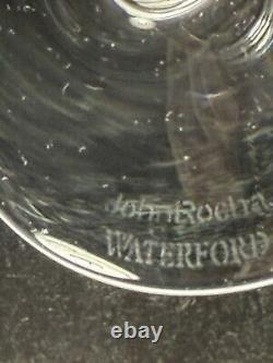 Pair Waterford Crystal John Rocha Signature Wine Glasses 8.25