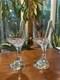 Pair of 2 Baccarat France Crystal White Wine Narcisse Glasses