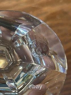 Pair of 2 Baccarat France Crystal White Wine Narcisse Glasses