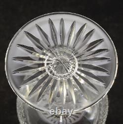 Pair of Edinburgh Crystal Cut Thistle 6 5/8 Inch Water Goblet SIGNED