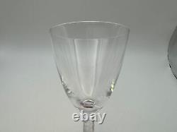 Pair of Lalique Crystal PHALSBOURG Bordeaux Wine Glasses