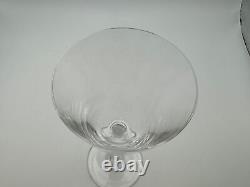 Pair of Lalique Crystal PHALSBOURG Bordeaux Wine Glasses