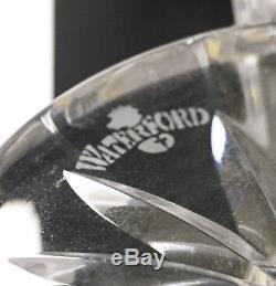 Pair of Waterford Crystal Clarendon Pattern Ruby Wine Hocks, Signed