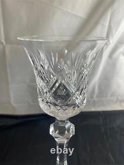Pair of Waterford Crystal KILKEARY Claret Wine Glasses