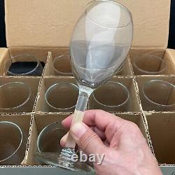 Pier 1 Imports Classic Wine Glasses 2001 New Old Stock Box of 12 Made in USA 8