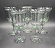 Pottery Barn Crystal CASA Set/5 Water/Wine Glasses EXCELLENT