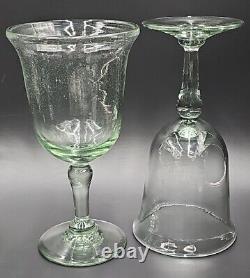Pottery Barn Crystal CASA Set/5 Water/Wine Glasses EXCELLENT