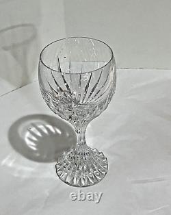 Price Is For ONE Baccarat Crystal Wine Glass Massena Pattern 7 High ML