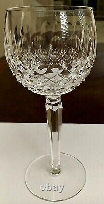 Qty 12, Waterford Crystal 7 1/2 COLLEEN TALL STEM HOCK WINE GOBLET Signed