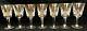 Qty 7, WATERFORD CRYSTAL LISMORE CRYSTAL 5 5/8 TALL WINE GLASSES