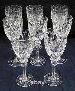 Queen by Rogaska Crystal 8 Red Wine Glasses Water Goblet 9 1/4 Tall