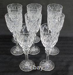 Queen by Rogaska Crystal 8 Wine Glasses 7 3/4 Tall Stemware