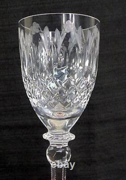 Queen by Rogaska Crystal 8 Wine Glasses 7 3/4 Tall Stemware