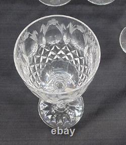 Queen by Rogaska Crystal 8 Wine Glasses 7 3/4 Tall Stemware