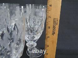 Queen by Rogaska Crystal 8 Wine Glasses 7 3/4 Tall Stemware