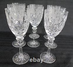 Queen by Rogaska Crystal 8 Wine Glasses 7 3/4 Tall Stemware