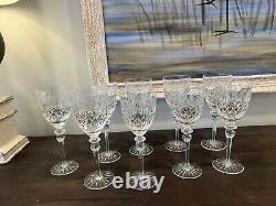 Queen by Rogaska Crystal Set 9 Red Wine Glasses Water Goblets 9 1/4 Just $25 Ea