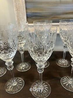 Queen by Rogaska Crystal Set 9 Red Wine Glasses Water Goblets 9 1/4 Just $25 Ea