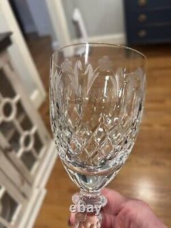 Queen by Rogaska Crystal Set 9 Red Wine Glasses Water Goblets 9 1/4 Just $25 Ea