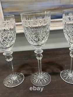 Queen by Rogaska Crystal Set 9 Red Wine Glasses Water Goblets 9 1/4 Just $25 Ea