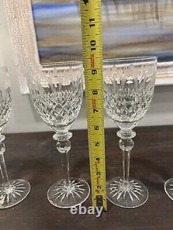 Queen by Rogaska Crystal Set 9 Red Wine Glasses Water Goblets 9 1/4 Just $25 Ea