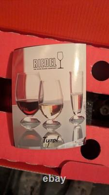 RARE & Retired RIEDEL TYROL Crystal Pinot Noir Wine Glasses Set of Two NIB