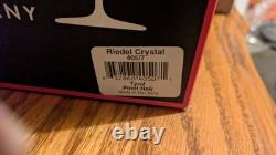 RARE & Retired RIEDEL TYROL Crystal Pinot Noir Wine Glasses Set of Two NIB
