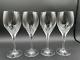 RARE Stunning Set of 4 TIFFANY & CO. CRYSTAL Denise Wine Glasses Luxury MINT