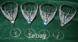 RCR Royal Crystal Rock MODUS Set Of 4 7 7/8 Wine Glasses 7 Oz Capacity EXC