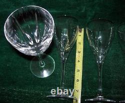 RCR Royal Crystal Rock MODUS Set Of 4 7 7/8 Wine Glasses 7 Oz Capacity EXC