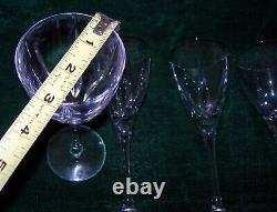 RCR Royal Crystal Rock MODUS Set Of 4 7 7/8 Wine Glasses 7 Oz Capacity EXC