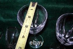 RCR Royal Crystal Rock MODUS Set Of 4 7 7/8 Wine Glasses 7 Oz Capacity EXC