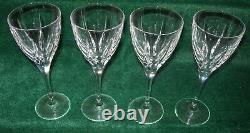 RCR Royal Crystal Rock MODUS Set Of 4 7 7/8 Wine Glasses 7 Oz Capacity EXC