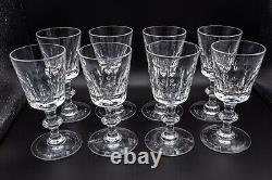 READ Hawkes Crystal Montclair Border Wine Glasses Round Base 5 1/8 H Set of 8