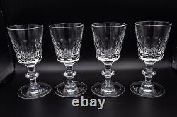 READ Hawkes Crystal Montclair Border Wine Glasses Round Base 5 1/8 H Set of 8