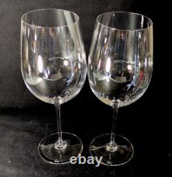RIEDEL SOMMELIER BORDEAUX WINE GLASSES, Lead Free Crystal, 10 5/8, 32 Oz, 2PCS