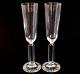 RIEDEL SOMMELIERS MILLENNIUM CHAMPAGNE FLUTES, Hand Made, Austria, 2PCS SET