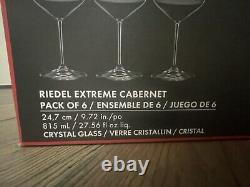 RIEDEL extreme cabernet, Crystal Glass, 6 Pack, Wine Glasses