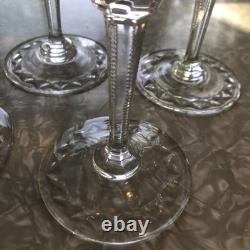 ROGASKA GALLIA WINE BALLOON GLASS, Cut &Etched Crystal, 8 1/2, 12 OZ, SLOVENIA