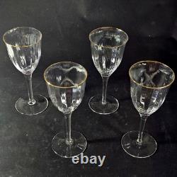 ROGASKA RGS39 WINE GLASSES, Optic Lead Crystal, 7 1/8, 8 Oz, 4PCS