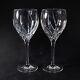 ROSENTHAL ESTELLE RED WINE GLASSES, Cut Lead Crystal, Made in Germany, 2PC SET