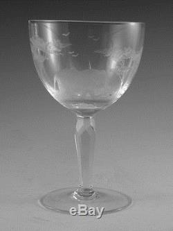 ROWLAND WARD Crystal No. 1 Wine Glass Set (6) Cut by Moser
